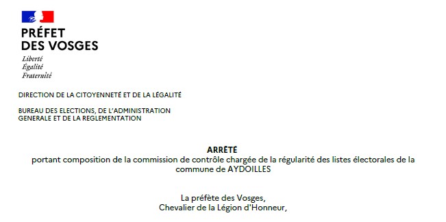 Commission de contrle des listes lectorales