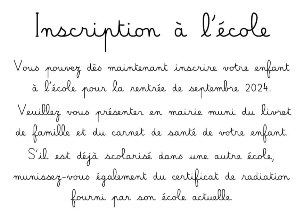 Inscriptions