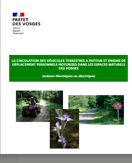 Rglementation - Circulation des vhicules dans les espaces naturels