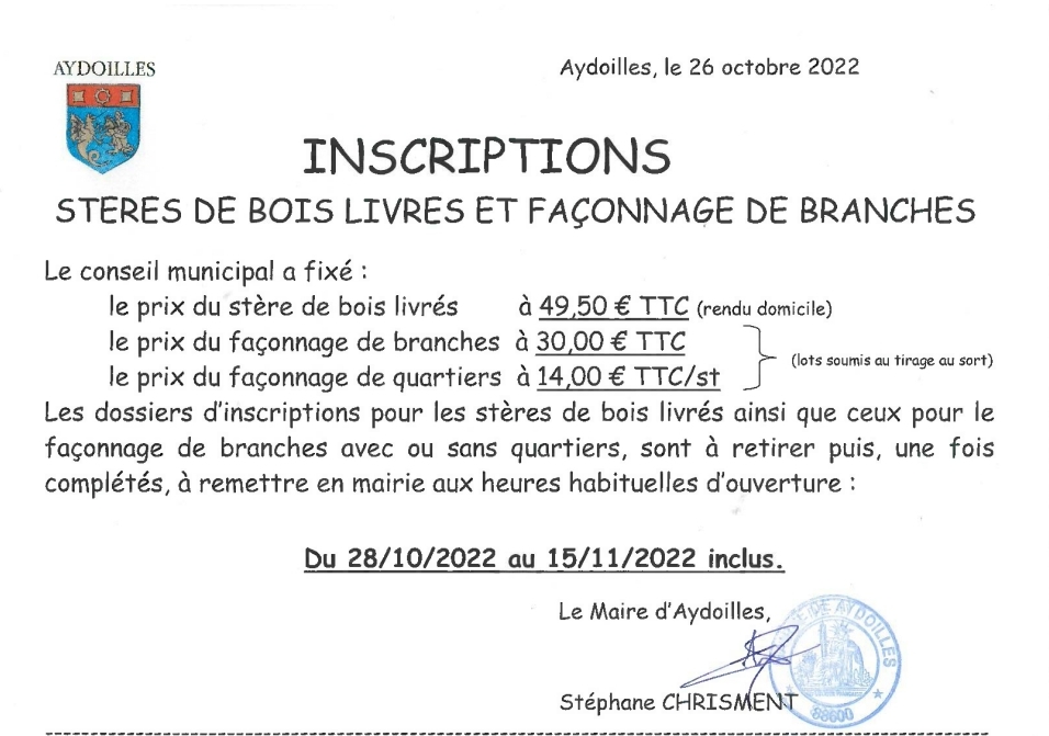 Affouages 